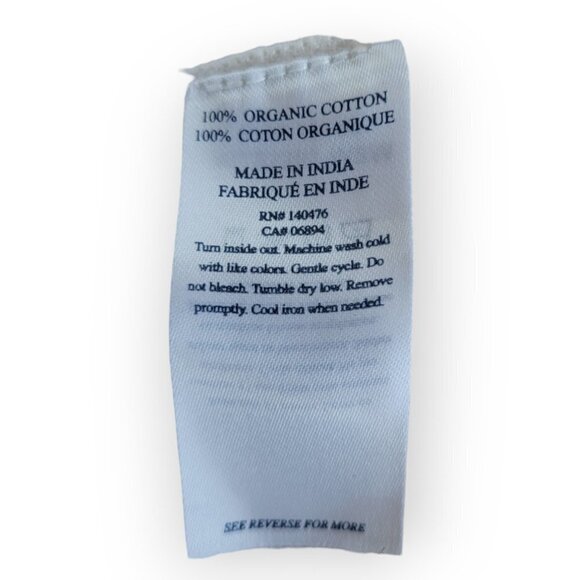 Faherty Laura Embroidered Top Whisper White Cotton XS Phoebe Buffay Boho Hippie - Picture 13 of 16